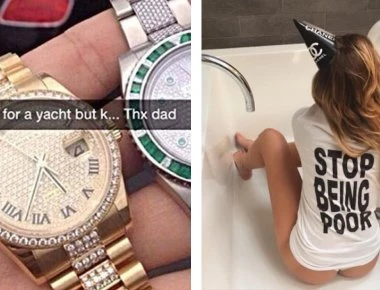 Βίντεο: Οι 10 πιο προκλητικές αναρτήσεις από τα πλούσια παιδιά του Snapchat